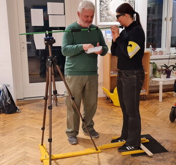 Kathi vor dem Test